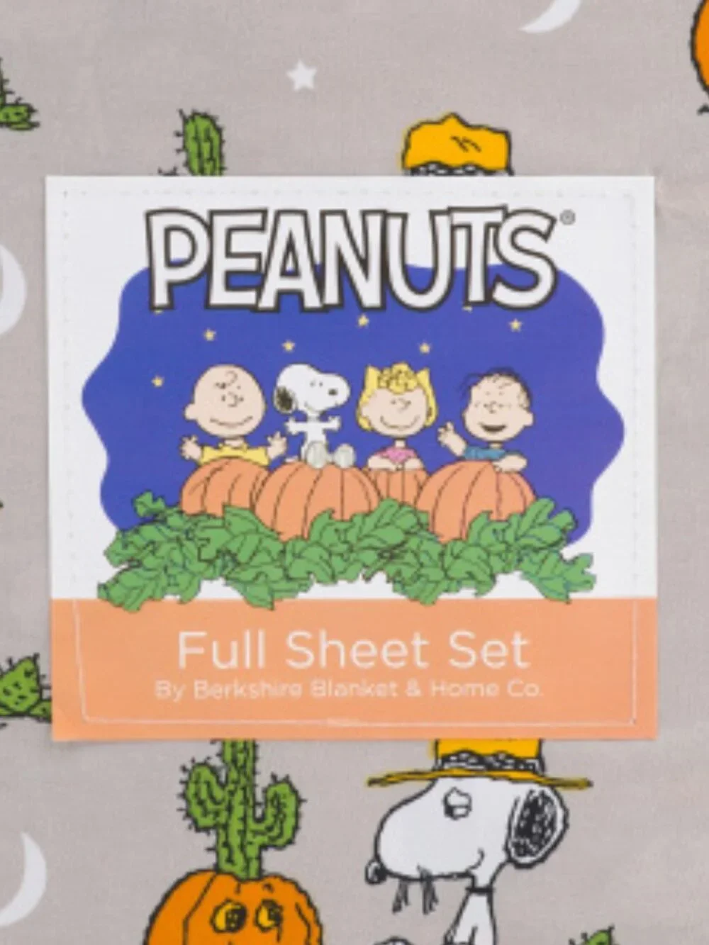PEANUTS Halloween Desert Sheet Set